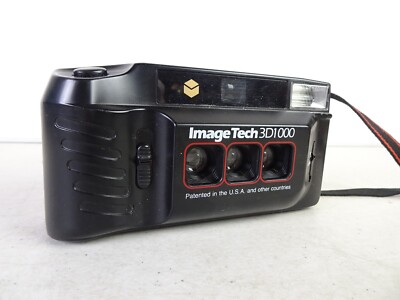 Image Tech 3D 1000 Point And Shoot 3D Film Camera With Manual And Case READ
