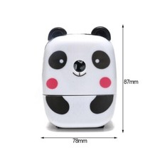 Desktop Pencil Sharpener Hand Crank Cartoon Cute Panda Animal Kids New