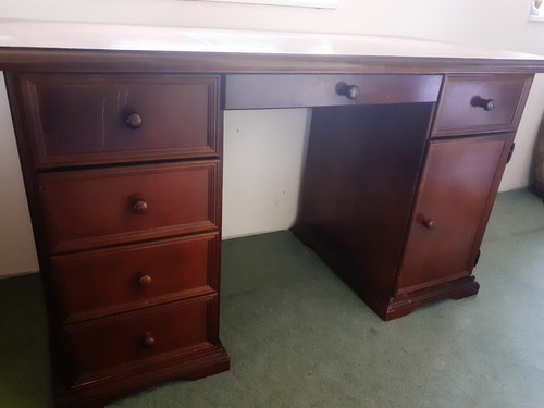 holz schreibtisch massiv - Bild 4 von 10