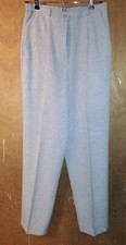 Vintage Kathie Lee Collection Womens Grey Dress Pants Size 8 Average 19747