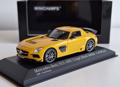 1/43 ベンツ　SLS AMG ブラバス　700 Biturbo　ミニカー Mercedes-Benz SLS AMG Coupe Black Series 2013 Gold 1:43