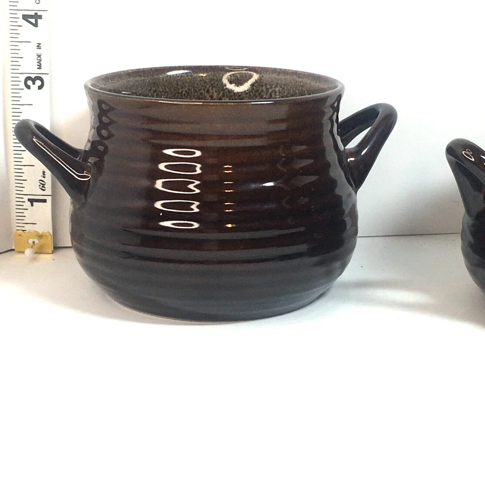 Brunswick Soup Bowls Set of 4 Crate and Barrel Dishwasher Oven Microwave Safe  - Image 4 of 4