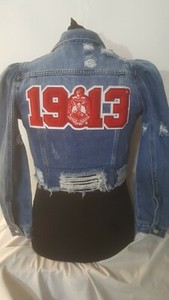 sorority jean jacket