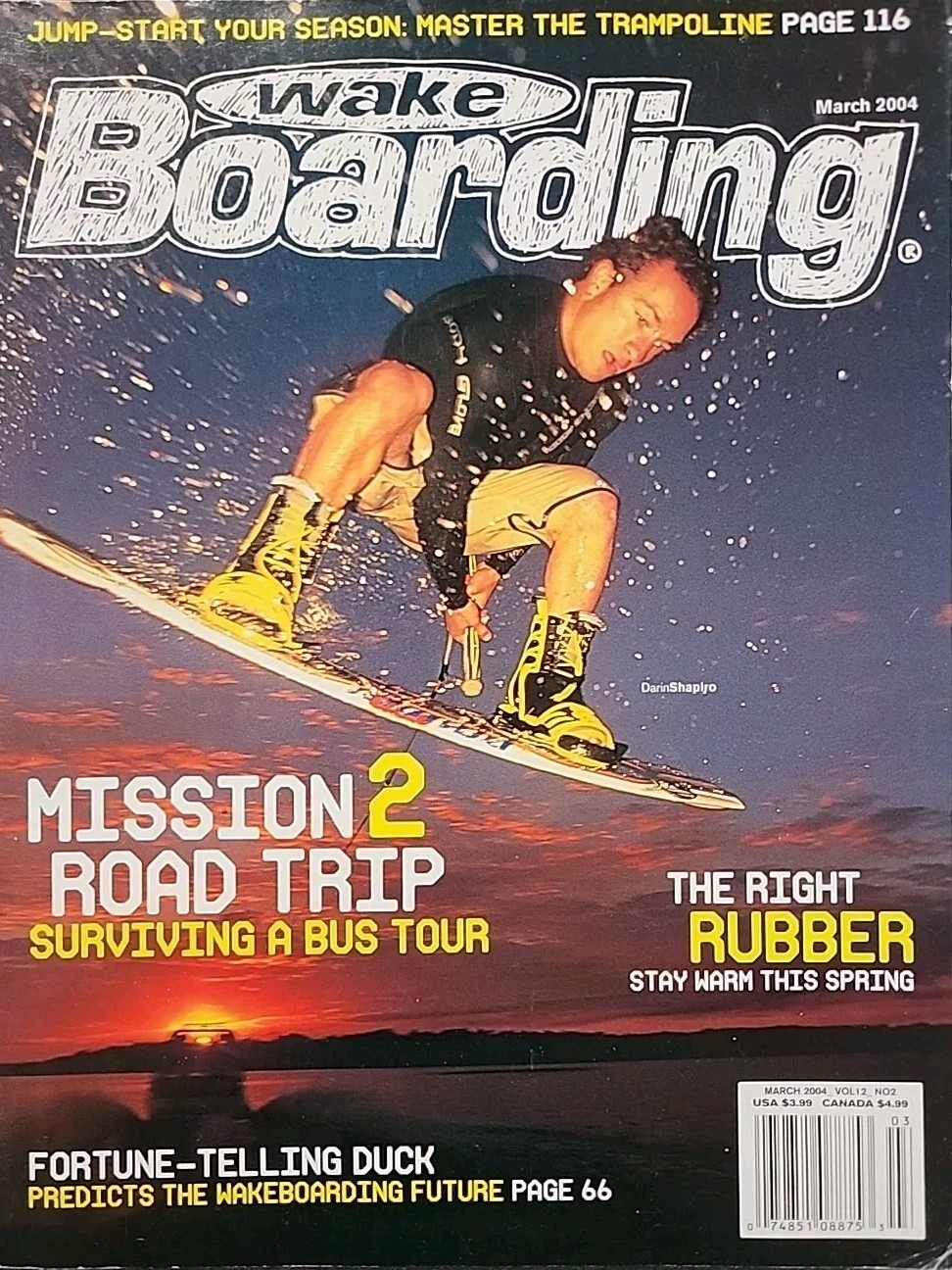 Wake Boarding Magazine Wakeboarding March 2004 Darin Shapiro