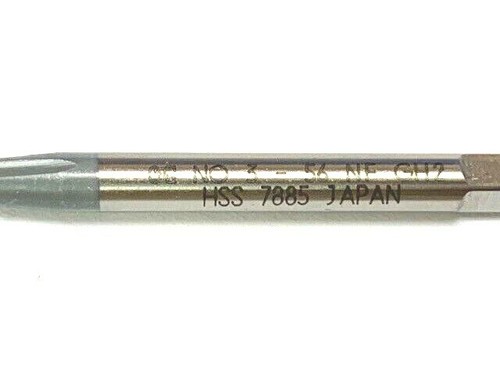 #3-56 H2 2FLUTE  SPIRAL POINT PLUG TAP - EL COATED - OSG 1206202 - Foto 2 di 5