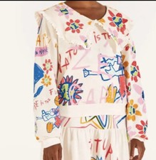 Farm Rio zé carioca collar sweatshirt Size Medium