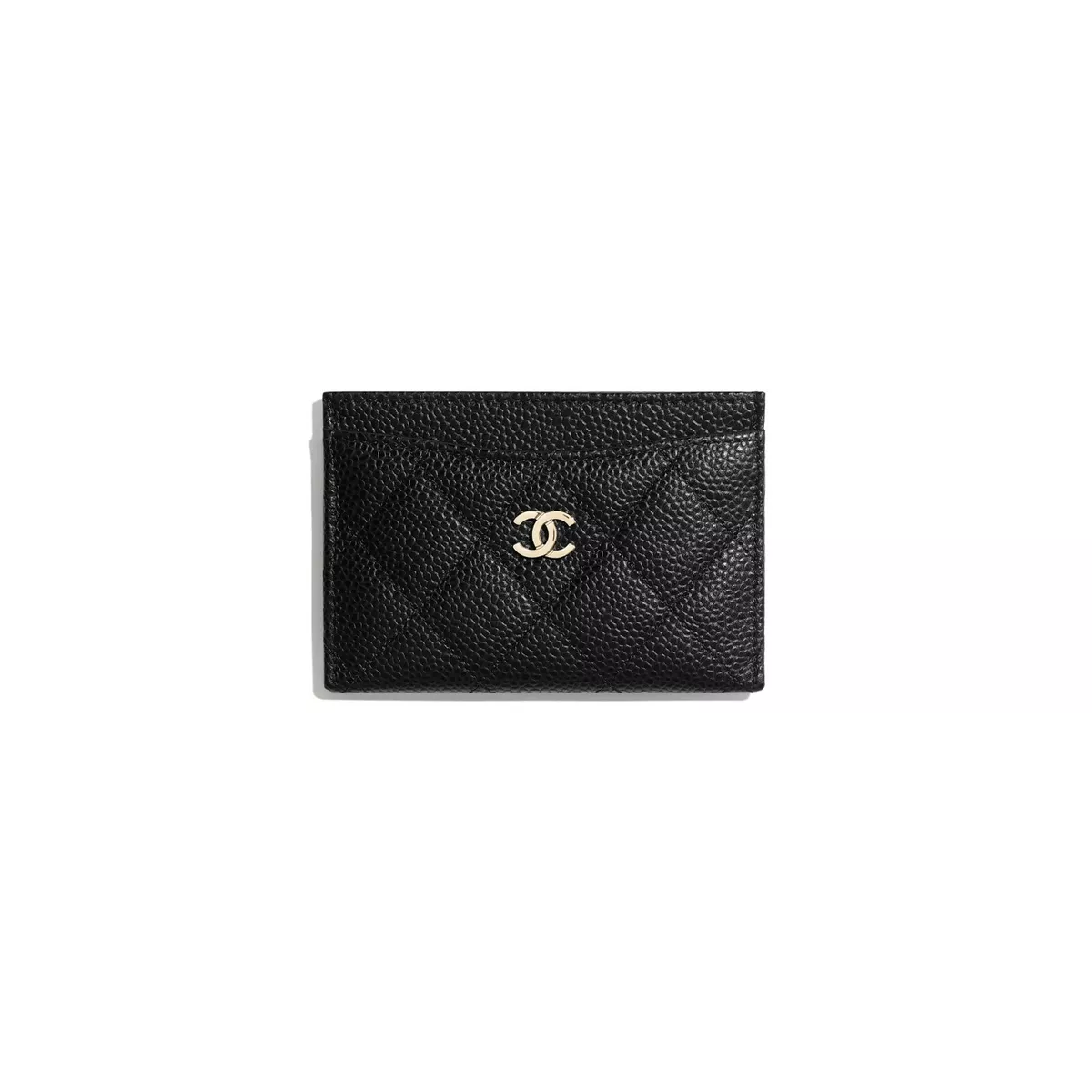 CHANEL Classic Card Holder, Caviar Leather (Grained Calfskin) with