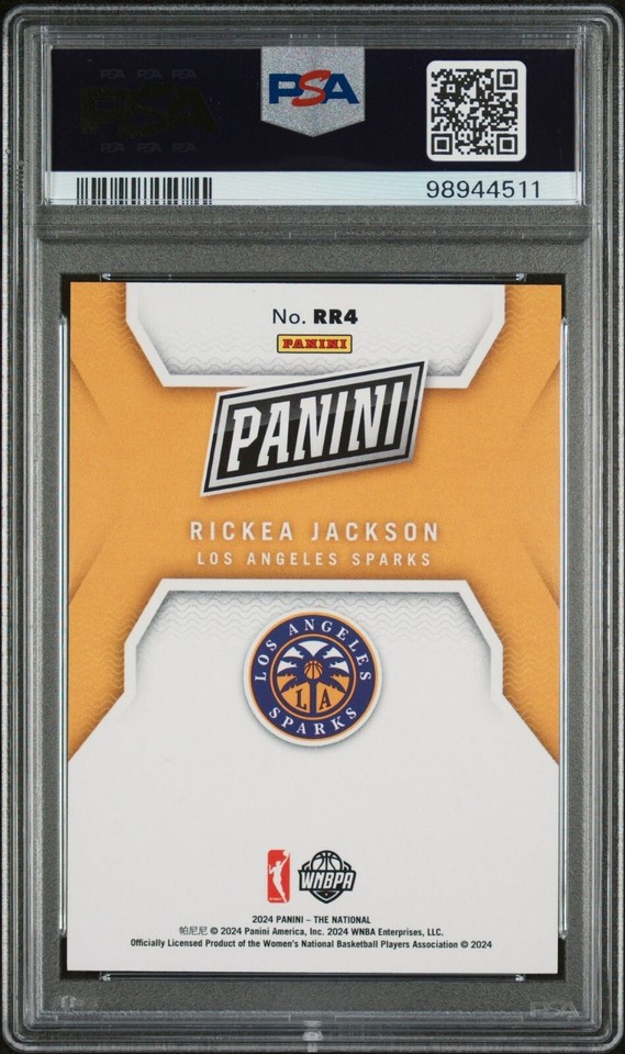 2024 Panini NSCC Silver Pack Rickea Jackson #RR4 Orange /199 PSA 10 | eBay