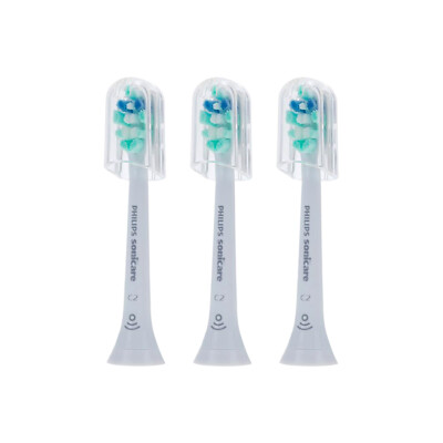 3x Philips Sonicare C2 Optimal Plaque Control White Brush Heads | No Box