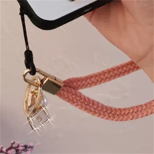 Badge Holder Mobile Phone Lanyard Wrist Rope Woven Strap Rope Phone Hang Rope - 第 4/19 張圖片