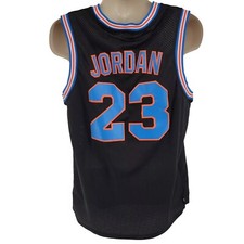 Vintage Champion Space Jam Michael Jordan Jersey Tune Squad Size L Black
