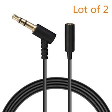 2pcs 0.6m Audio AUX Extension Cable Cord Line for OE Triport On Ear Headphones
