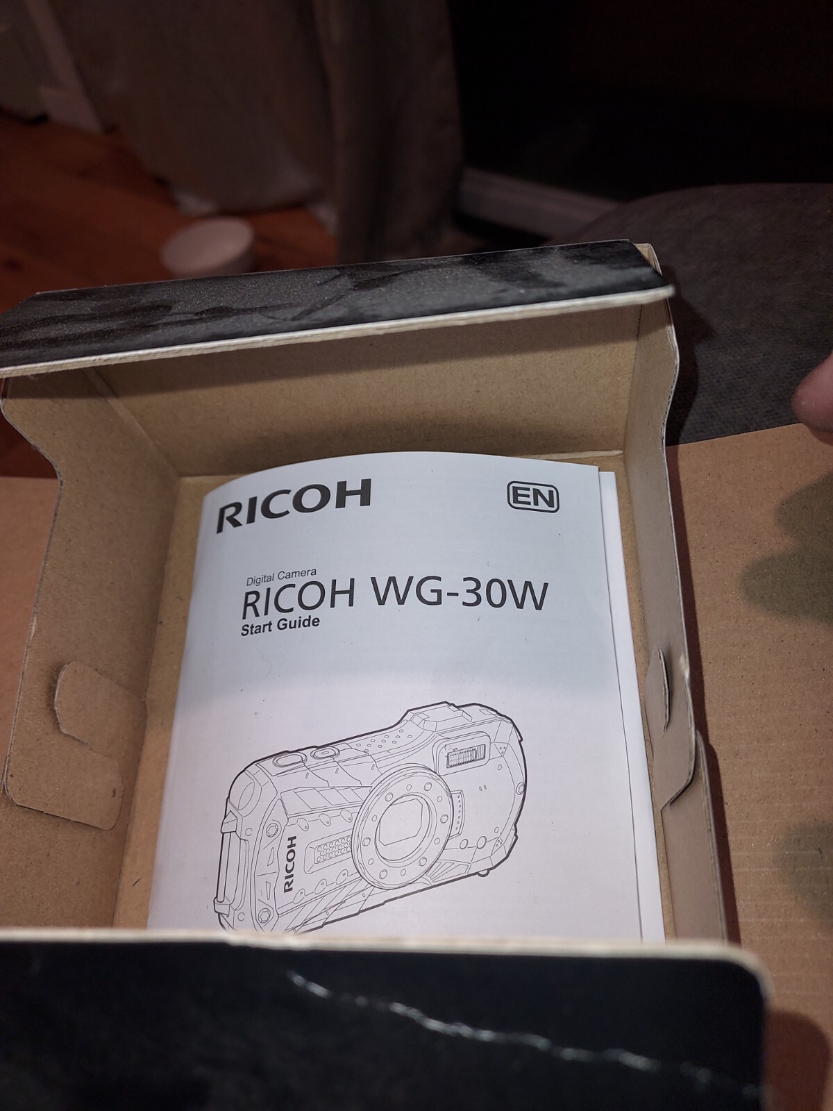 RICOH Waterproof Digital Camera RICOH WG30 W Frame orange waterproof