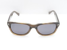 KENNETH COLE KC7206 64D RECTANGULAR POLARIZED SUNGLASSES BROWN 53-18-140 USED