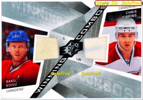 100++ SAKU KOIVU SINGLES INSERT AUTO JERSEY LIMITED CANADIENS LOT YOU PICK LIST - Picture 50 of 53