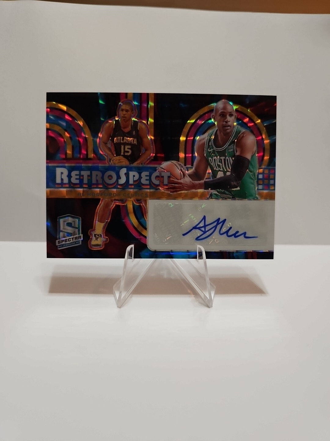 2023-24 Spectra RETROSPECT Prizm Auto AL HORFORD 69/75 Atlanta & Boston