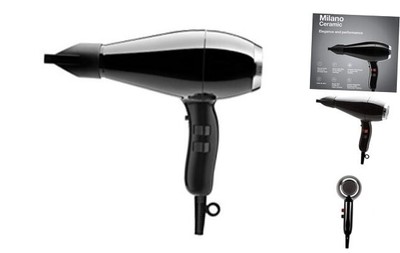 Elchim Milano Ceramic Hair Dryer Ultra Slim & Lightweight Salon Professional 