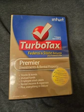 2012 TurboTax Premier Federal & State - Investment -Rental- Turbo Tax
