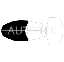 PreCut Film Front Two Door Windows Any Tint Shade % VLT For Acura ZDX 2010-2013