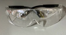 RADIANS E3500C WRAPAROUND CLEAR/BLACK ARM/SAFETY GLASSES 12 PR Wood Working ETC