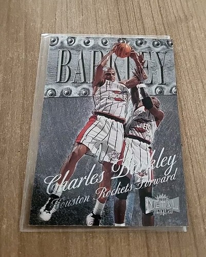 CHARLES BARKLEY NBA CARD SKYBOX METAL UNIVERSE 1998-99 # 85 SUNS 76ers ROCKETS