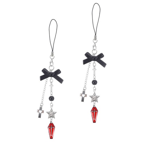 4 Count Pentagram Mobile Phone Chain Pendant Decoration Cellphone Charm Strap - Zdjęcie 11 z 12