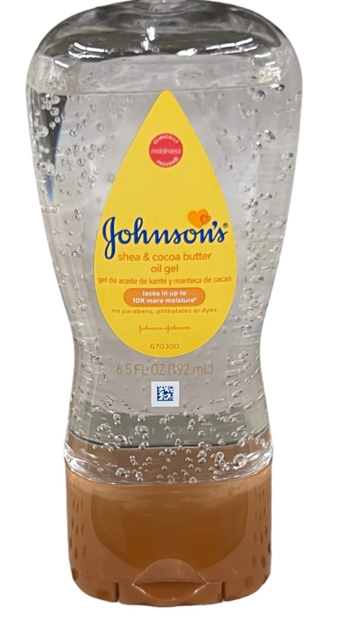 Johnson's Shea Cocoa Butter Oil Gel oz ea for sale online