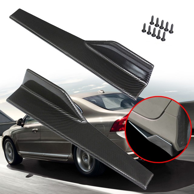 Universal Car Side Skirts Modified Side Skirt 3D Carbon Fiber Pattern