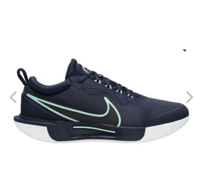 NIKE ZOOM COURT PRO CLAY Tennis Shoes MENS UK 12 EUR DH2603 410 navy  Blue UK