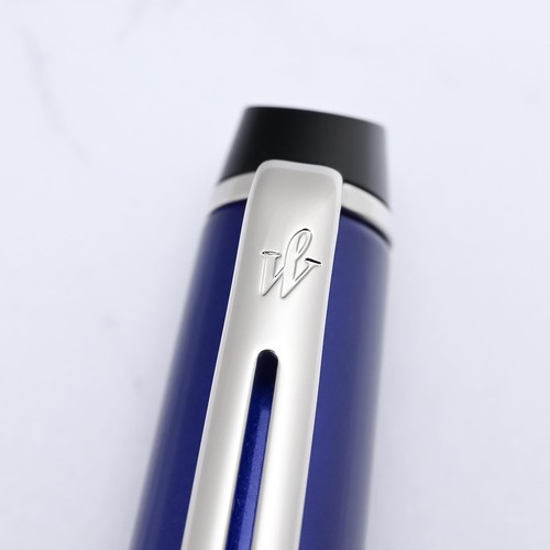 Waterman Ballpoint Pen Expert Essential Dark Blue CT Fine Point NEW - Picture 22 of 24