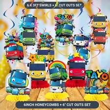 TAYO THE BUS birthday party supplies favor centerpiece decoration event theme