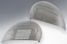 Vespa Side Panels to Fit PX in GS Style in Bare Metal 000882