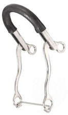 Kelly Silver Star Miniature Horse Hackamore with Rubber Tubing