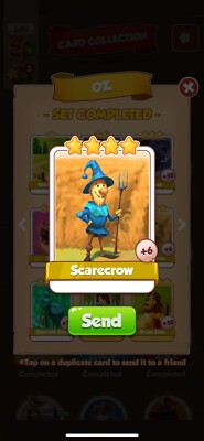 Scarecrow X1 Coin Master Card !!Super Fast Dispatch!!