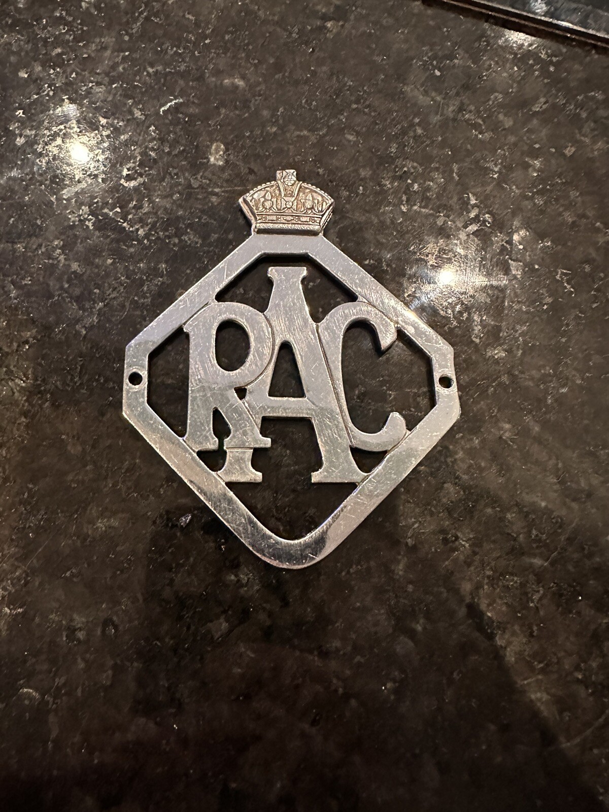 Chrome RAC Car Grille Badge eBay