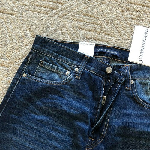 NWT Calvin Klein Jeans Men's 056 Athletic Tapered Fit Jeans Classic Denim Pants - Picture 5 of 33