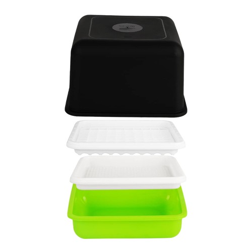 Plant Germination Trays Hydroponics Planter Box Greenhouse Sprout Plate Nursery