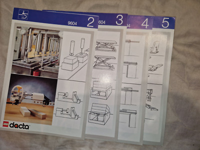 Lego Dacta Instructions Lot ( 2-5 ) 9604