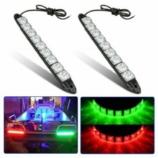 2X LED STRIP DRL DAYTIME RUNNING LIGHTS FOG CAR LAMP DAY DRIVING 12V Red Green