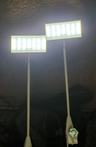 Tradeshow LED Arm Light W/Clamps - 2 Lights