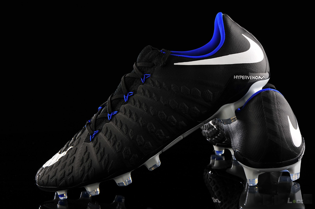 nike hypervenom black and blue