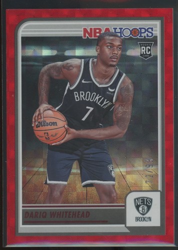 2023-24 NBA Hoops Dariq Whitehead RC #274 Asia Hyper Red /99