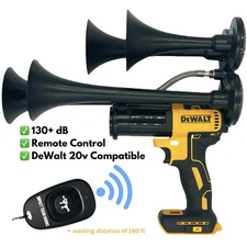 DeWalt Train Horn with Remote Control - Impact Train Horns