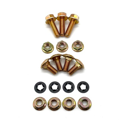 #ad Fits Jeep Wrangler YJ 87 95 Gas Tank Skid Plate Bolts GRADE 8 Fuel Tank Hardware $19.99