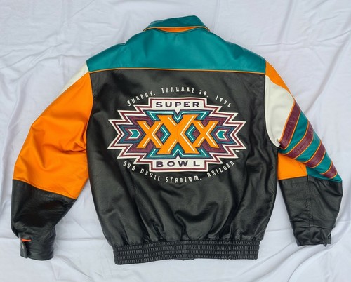 🔥Jeff Hamilton Leather 1996 Super Bowl 