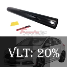 New  20"x100FT 20% VLT Dark Shade 2Ply Window Tint Film Roll 20% Car Truck