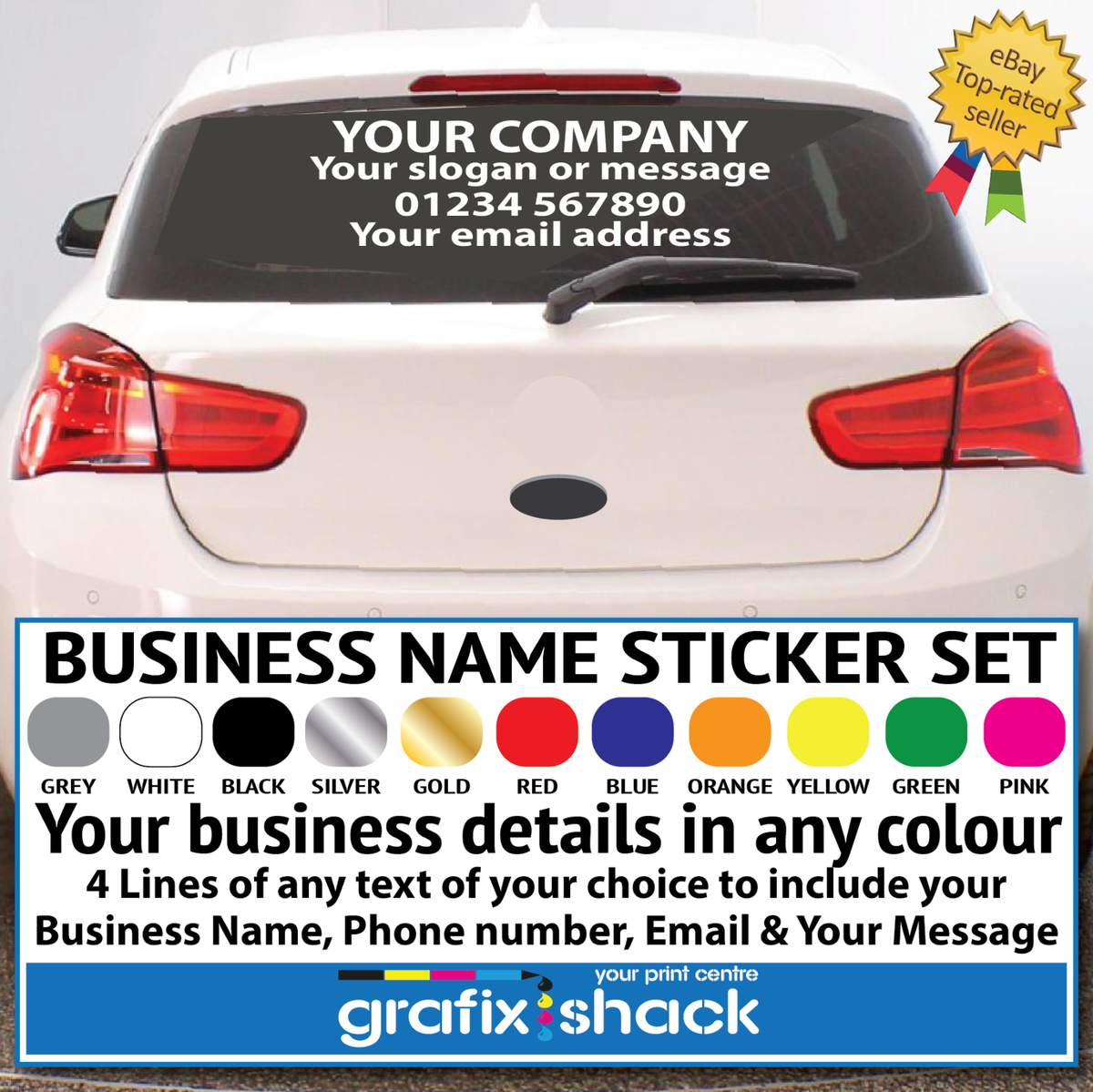 Vinyl Signage Sticker Vinyl Names Décor Decals, Stickers & Vinyl Art Personalised Business ...