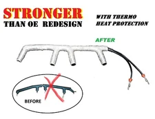 For 97-02 VW BEETLE UPGRADED 2-Wire Glow Plug Wiring Harness W/Thermo Heat Cover
