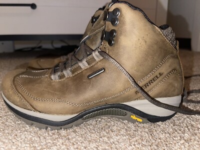 Merrell Siren Traveller 3 Water Proof Brindle/Boulder Hiking Boots Women Sz 6.5