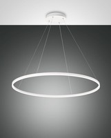 LED Pendelleuchte Esszimmer Weiß Ø100 Cm 4000 K Dimmbar Rund HäNgelampe KüChe